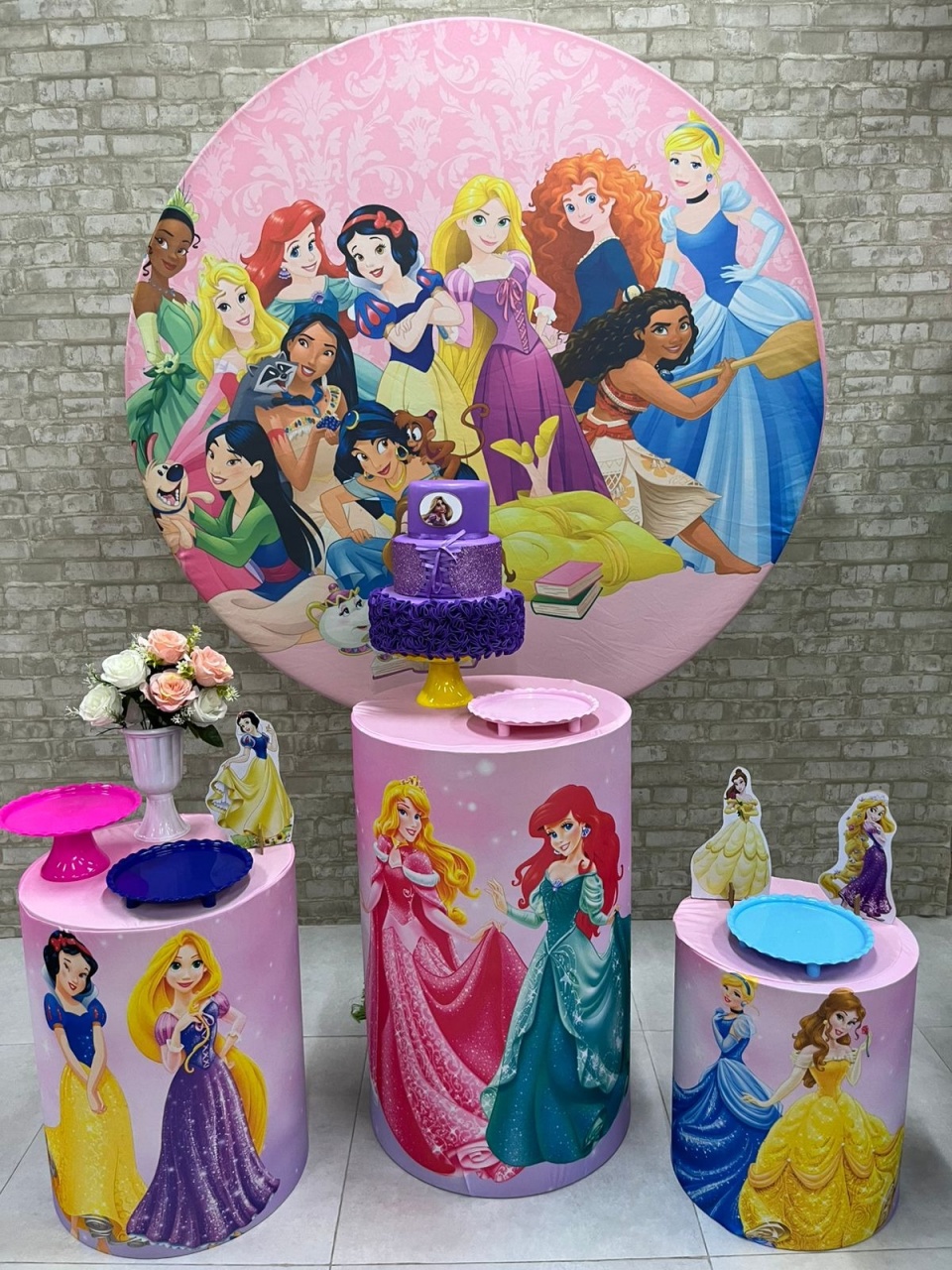 Princesas da Disney  Kit Prata      - Iara Maria Arruda da Silva