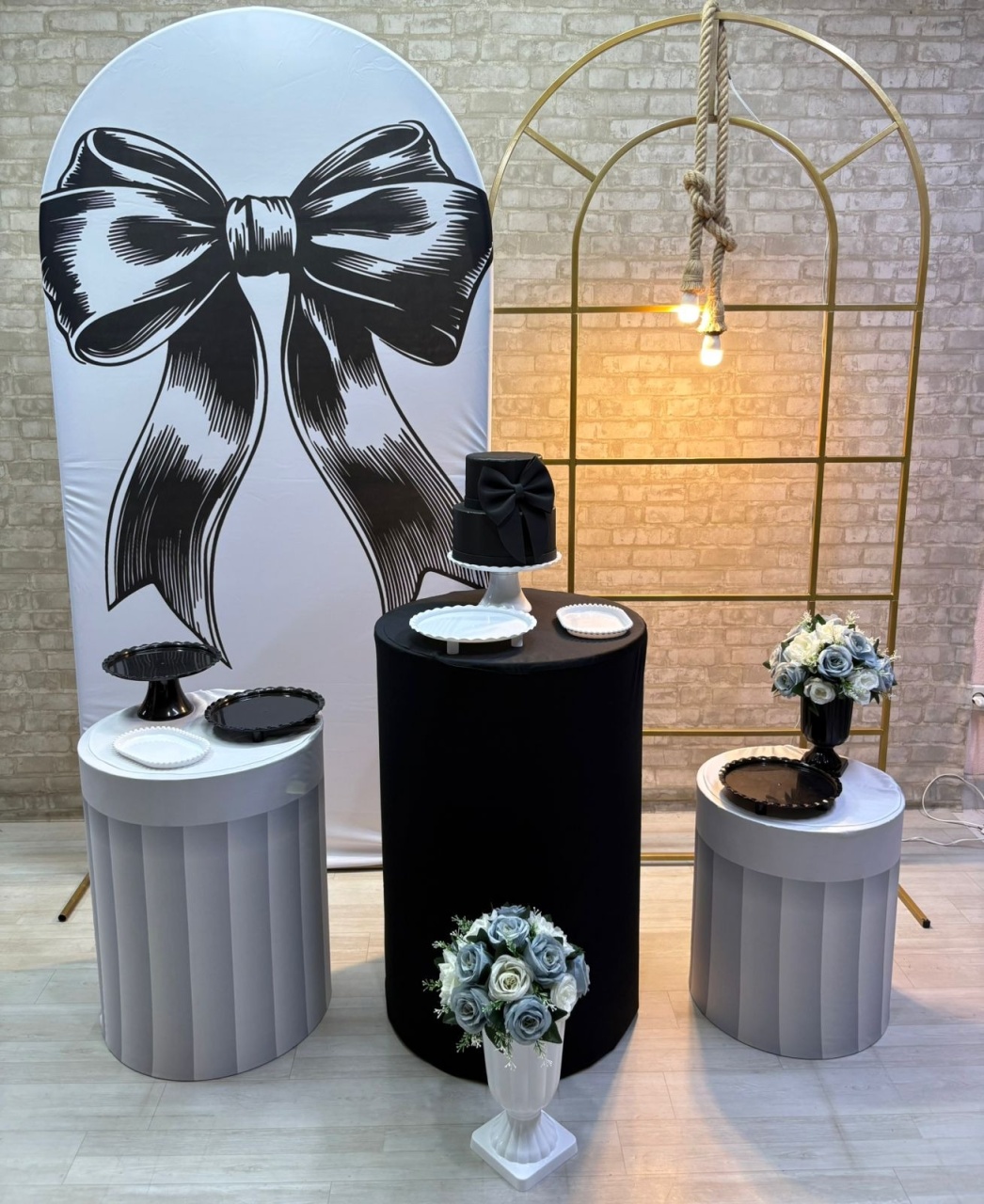 Laço Preto  Kit Diamante - Iara Maria Arruda da Silva