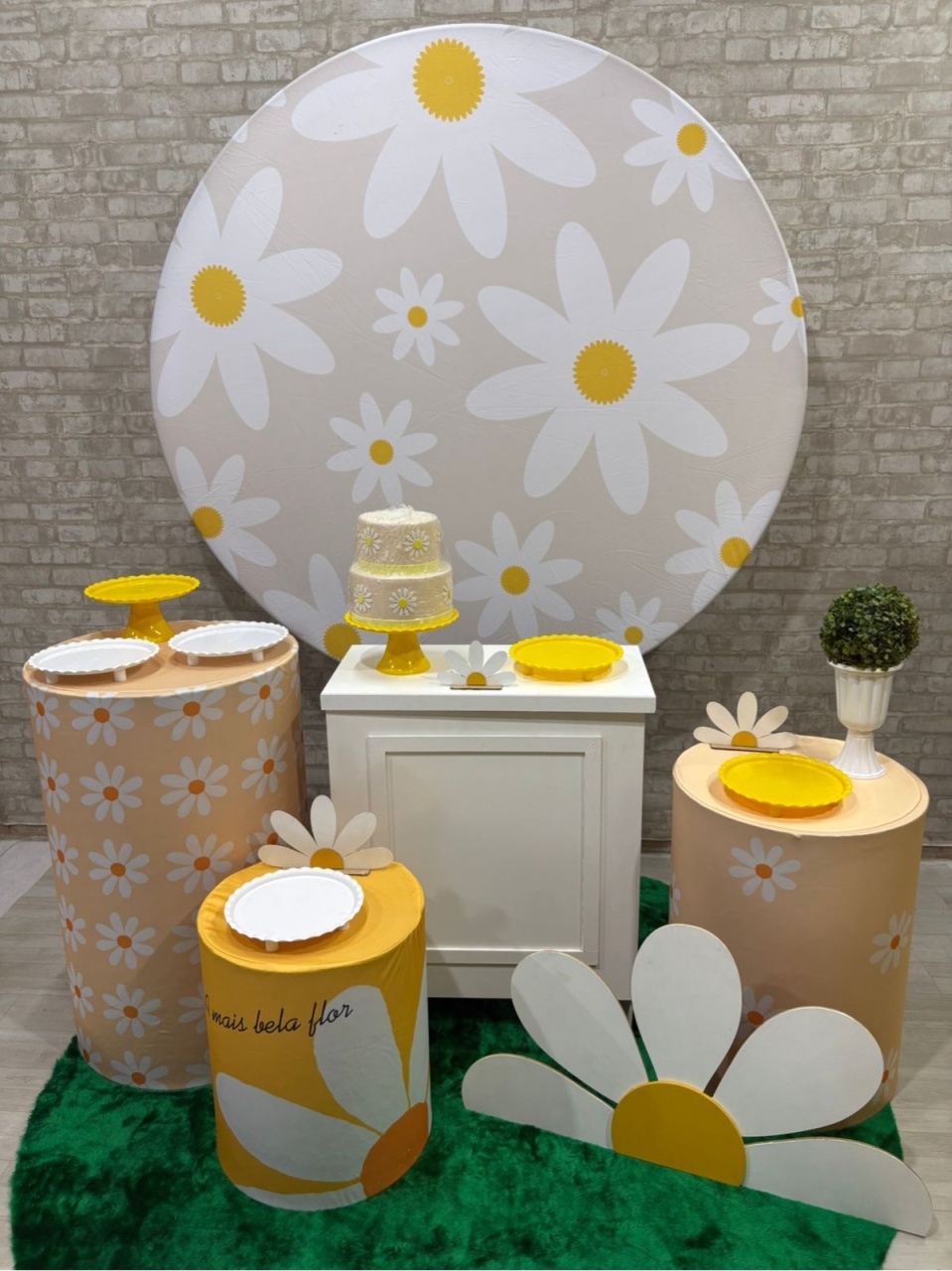 Floral Margarida  Kit Ouro      - Iara Maria Arruda da Silva