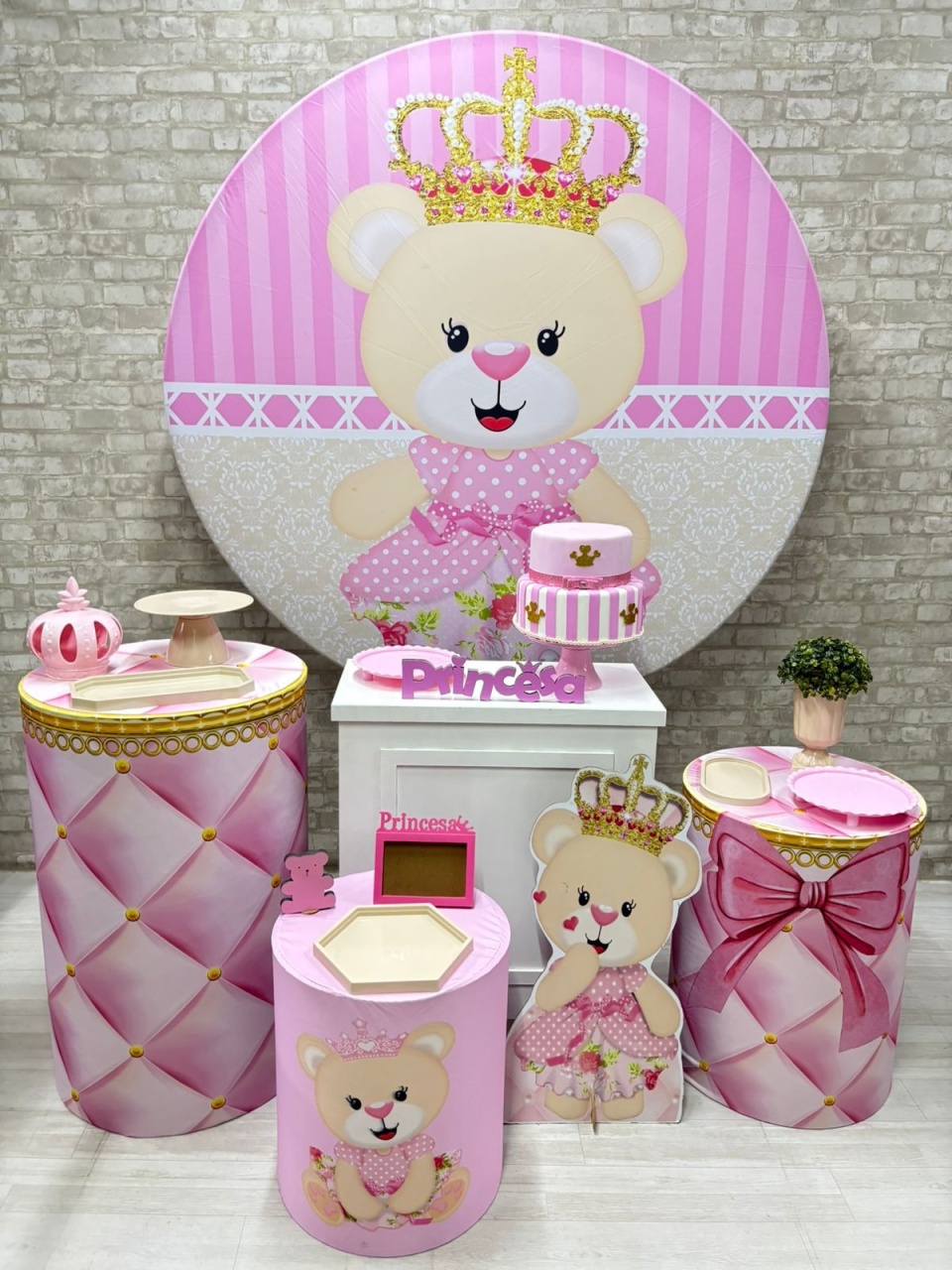 Urso Coroa  Kit Ouro   - Iara Maria Arruda da Silva