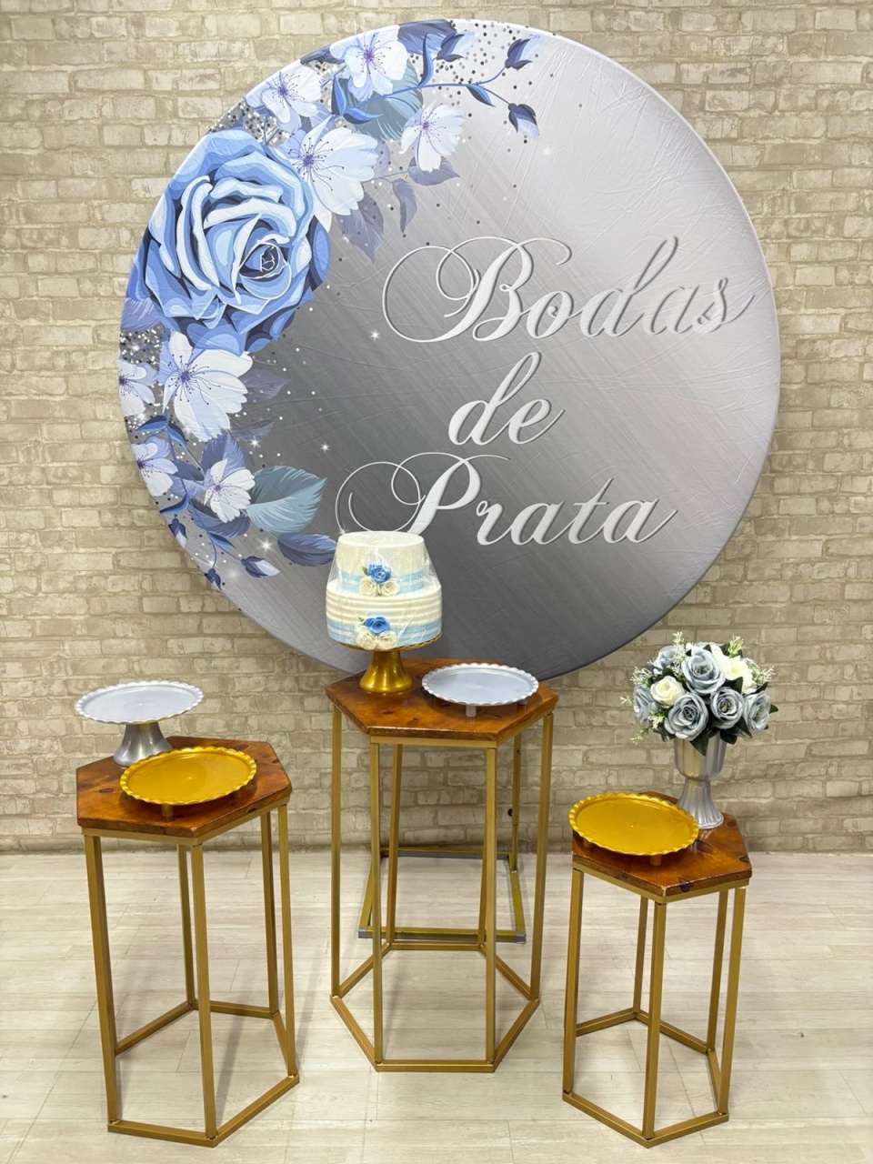 Bodas de Prata Casamento  Kit Prata    - Iara Maria Arruda da Silva