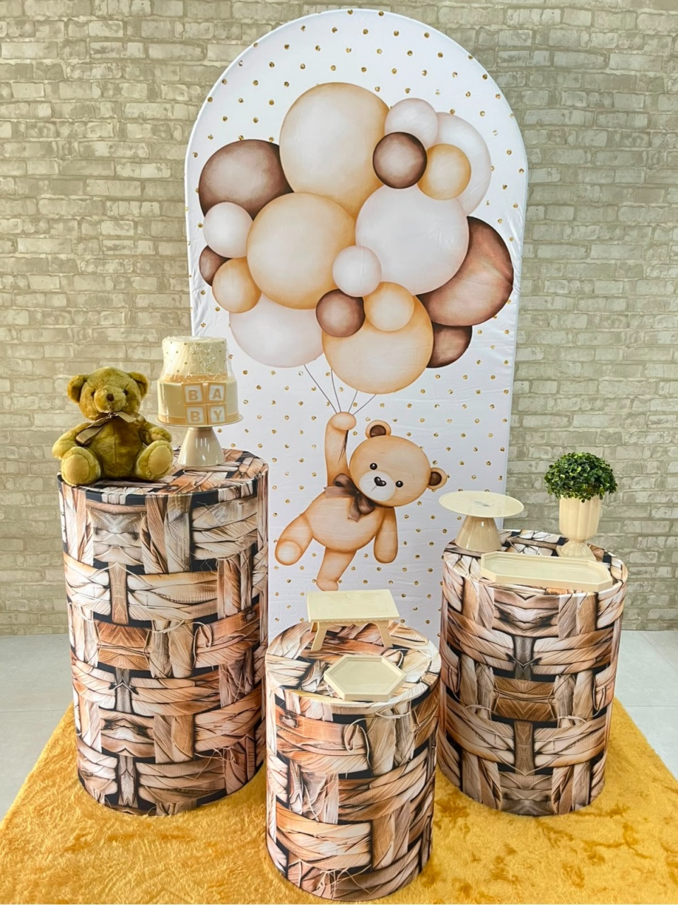 Urso Balão Kit Prata (1) - Iara Maria Arruda da Silva