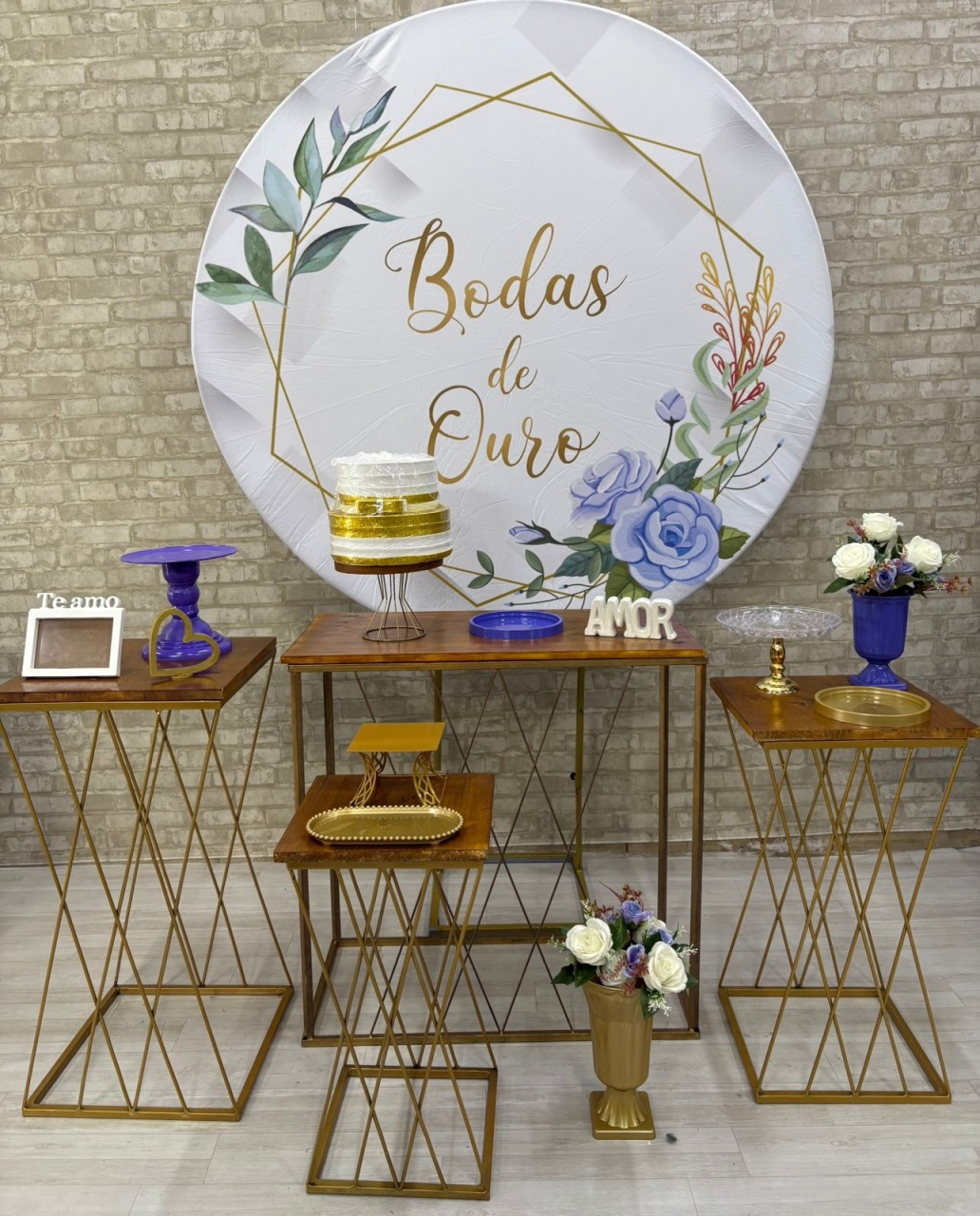 Bodas de Ouro Casamento  Kit Ouro   - Iara Maria Arruda da Silva