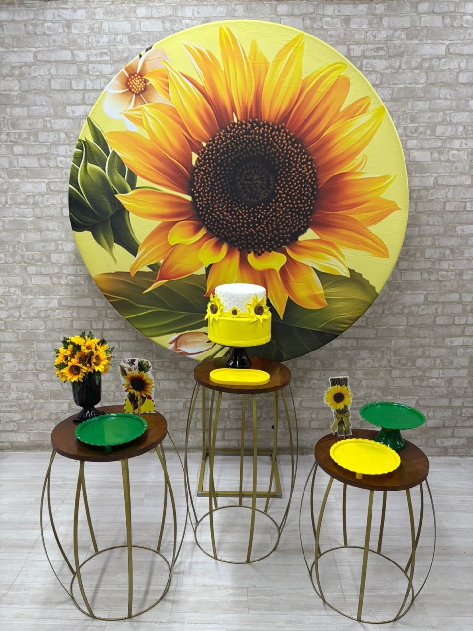 Floral Girassol Kit Prata    - Iara Maria Arruda da Silva