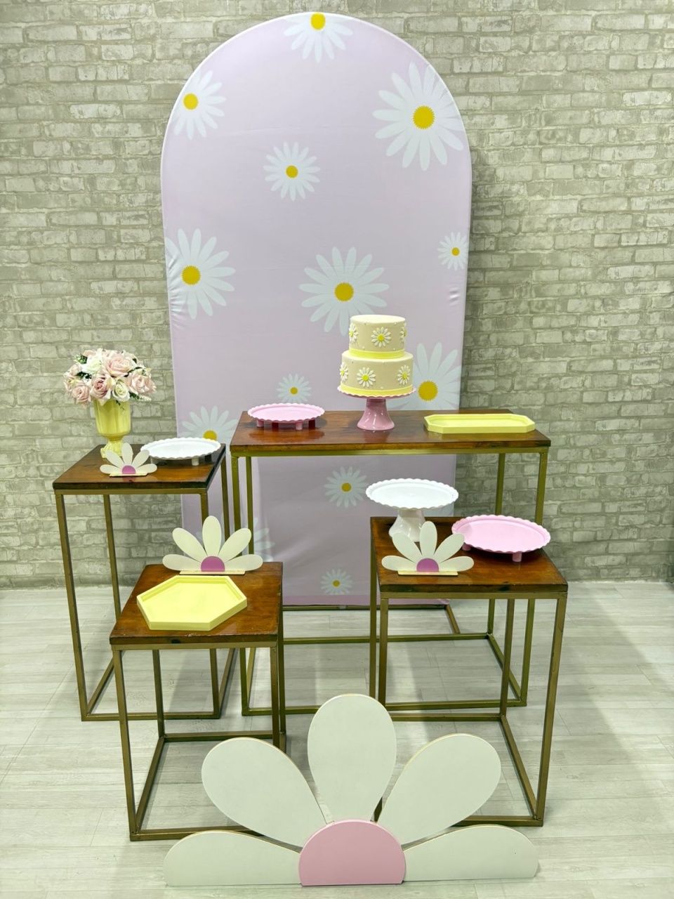 Floral Margarida  Kit Ouro    - Iara Maria Arruda da Silva