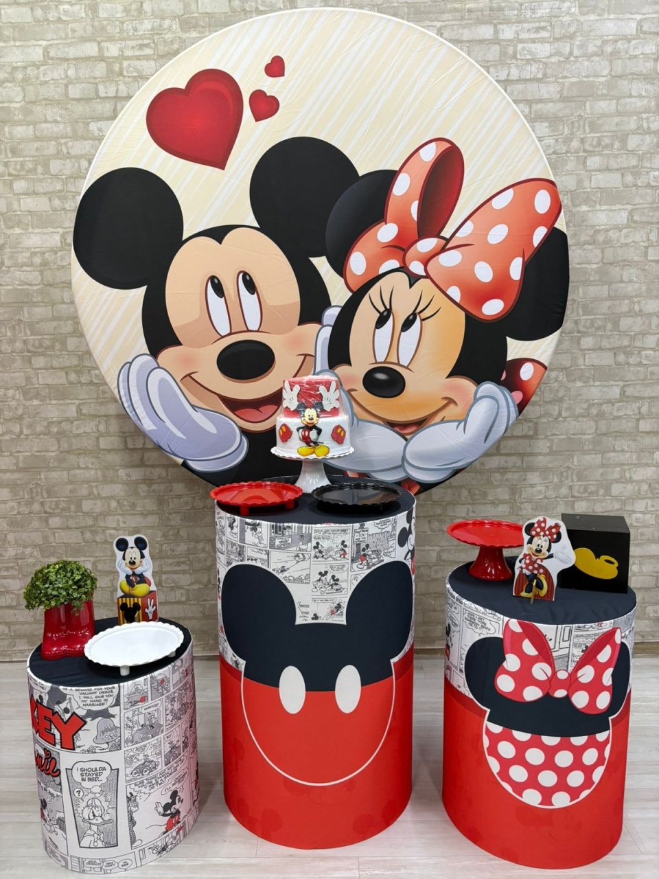 Mickey E Minnie Kit Prata     - Iara Maria Arruda da Silva
