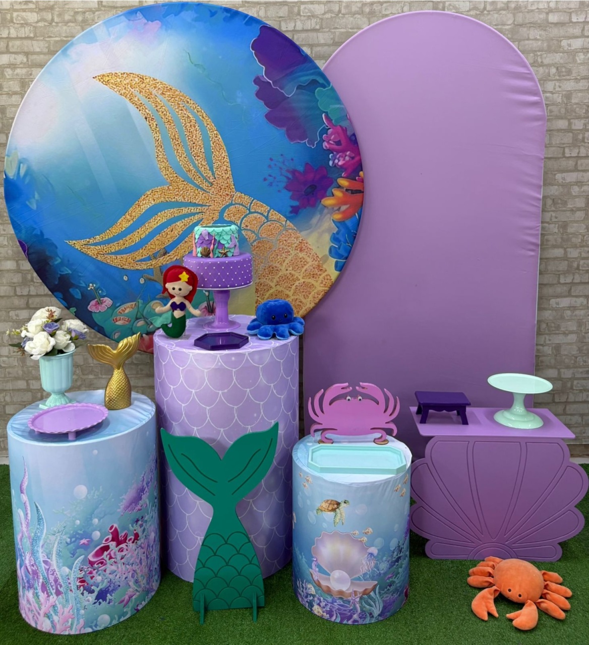 Fundo Do Mar Cauda Kit Diamante   - Iara Maria Arruda da Silva