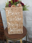 Placas Madeira Com Frase - imagem 2