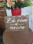 Placas Madeira Com Frase - imagem 4