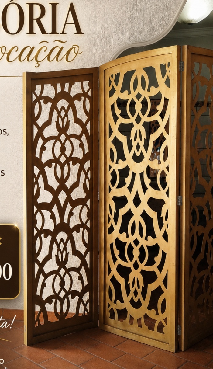 Painel Divisoria Mdf 3 Partes - EGL Locações Ltda