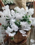 Cesto de Cerimonia Com Flores Artificiais - imagem 1
