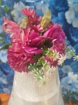 Topo de Bolo de Flores Artificiais - imagem 2