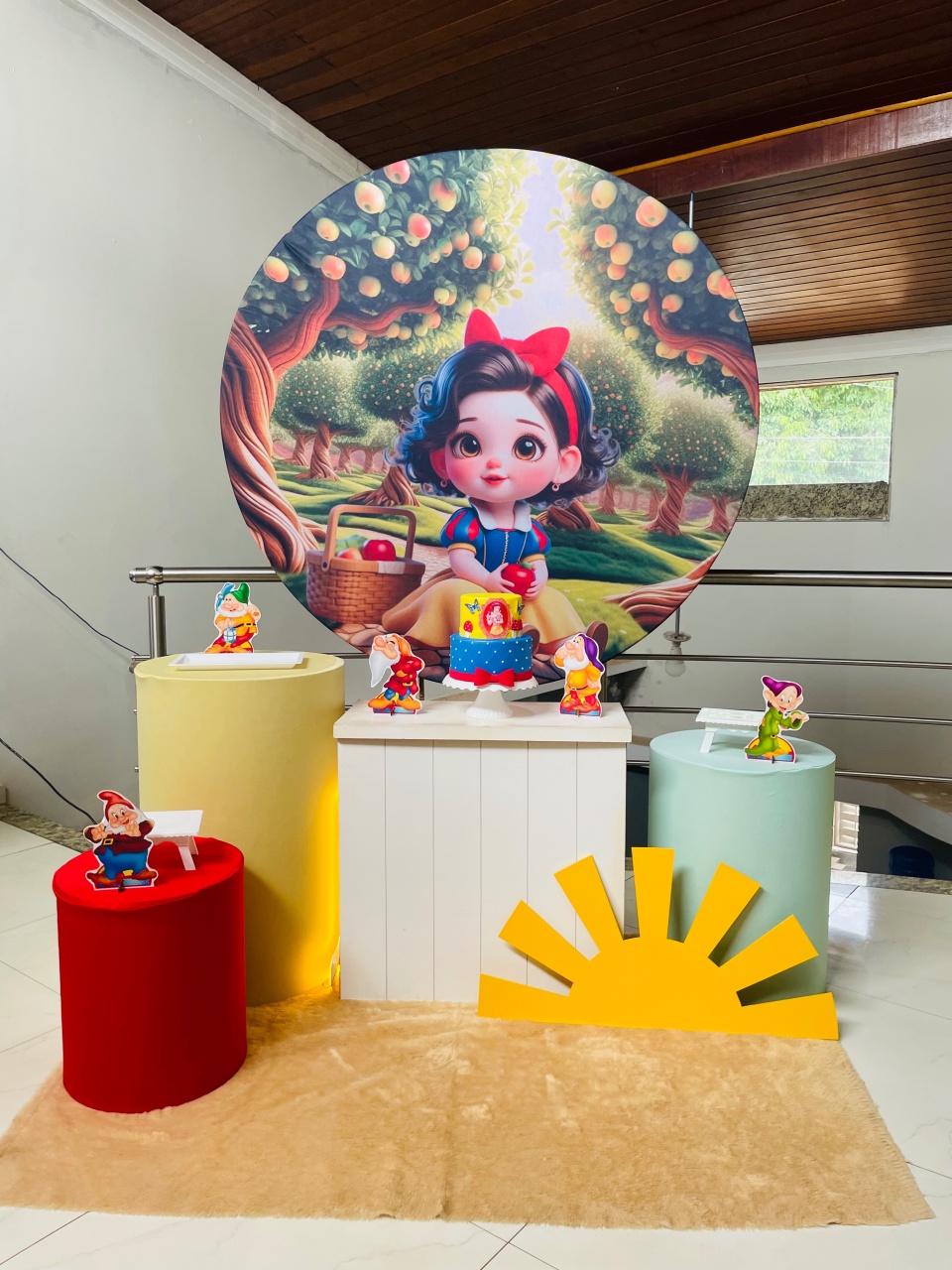 Pegue E Monte Kit M Branca de Neve Baby (Tons Pastéis) - Pallacius Festas