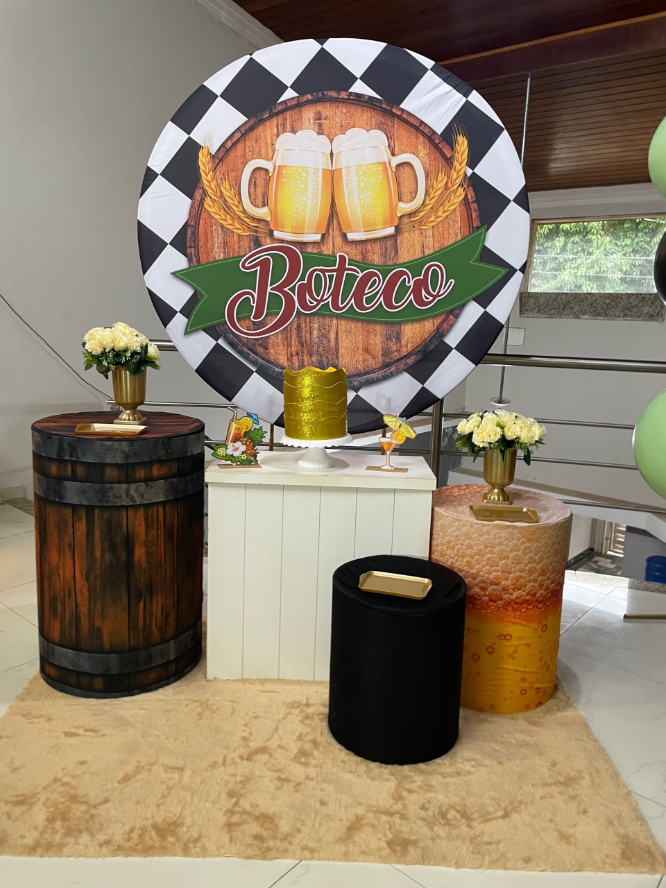 Pegue E Monte Kit M Boteco E Cerveja - Pallacius Festas