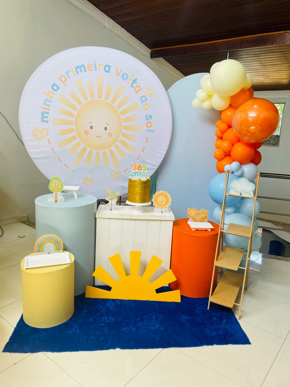 Pegue E Monte Kit Gg  Primeira Volta Ao Sol - Pallacius Festas