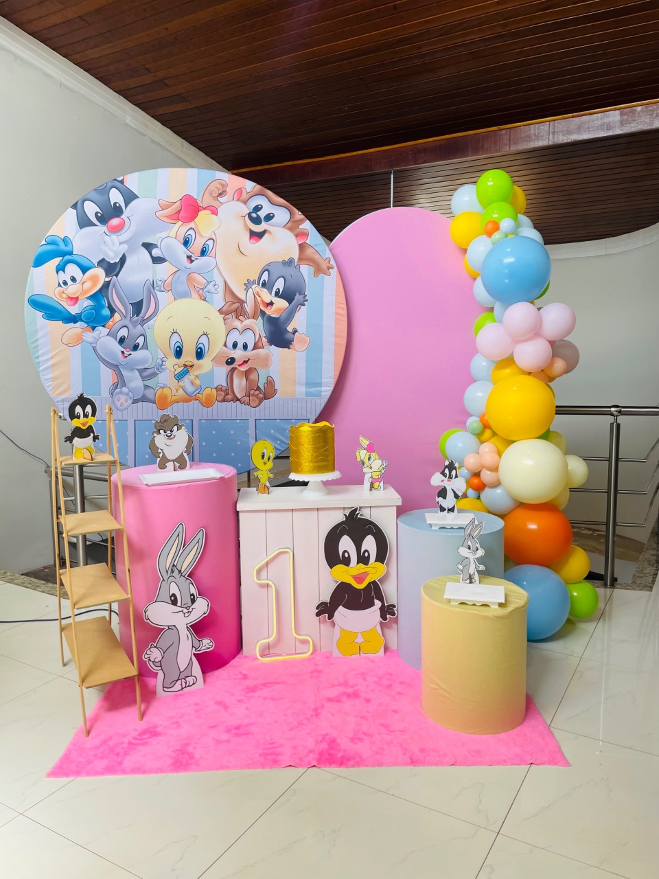 Pegue E Monte Kit G1 Baby Loone Tunes Com Led - Pallacius Festas