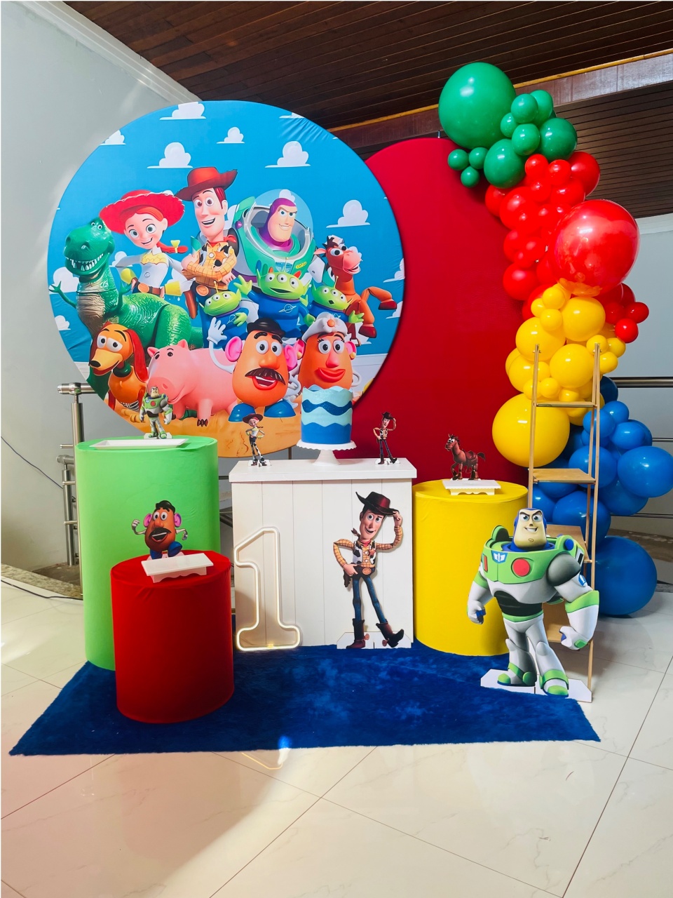 Toy Story - Kit G1 Com Led - Kit Pegue E Monte - Pallacius Festas