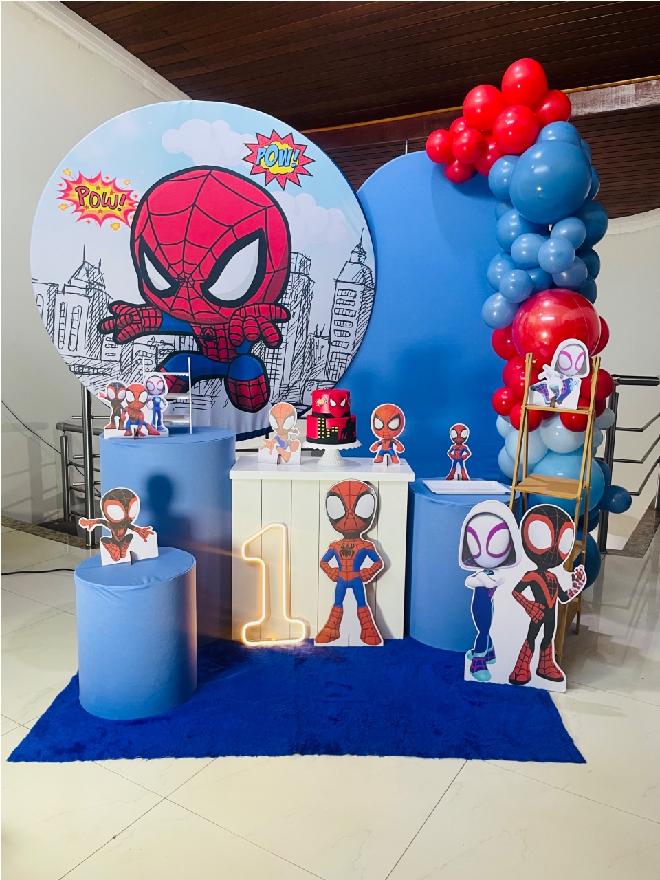 Homem Aranha Baby Dia - Kit G1 - Pegue E Monte - Pallacius Festas