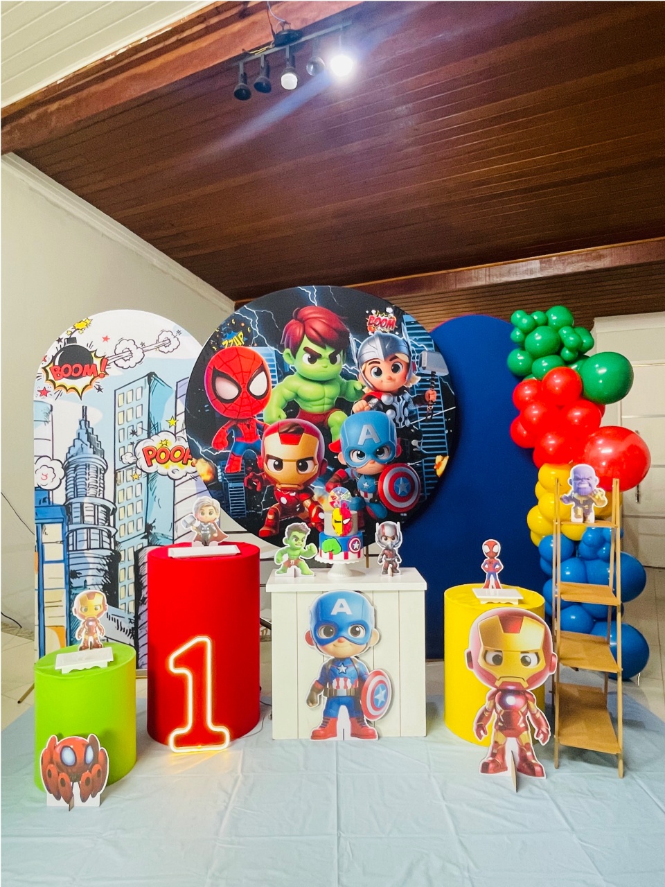 Heróis Baby - Kit Triplo P - Pegue E Monte - Pallacius Festas