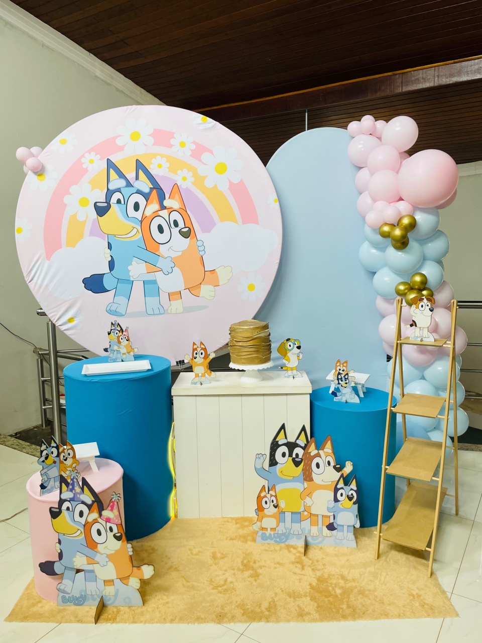 Pegue E Monte Kit Gg Bluey E Bingo - Pallacius Festas
