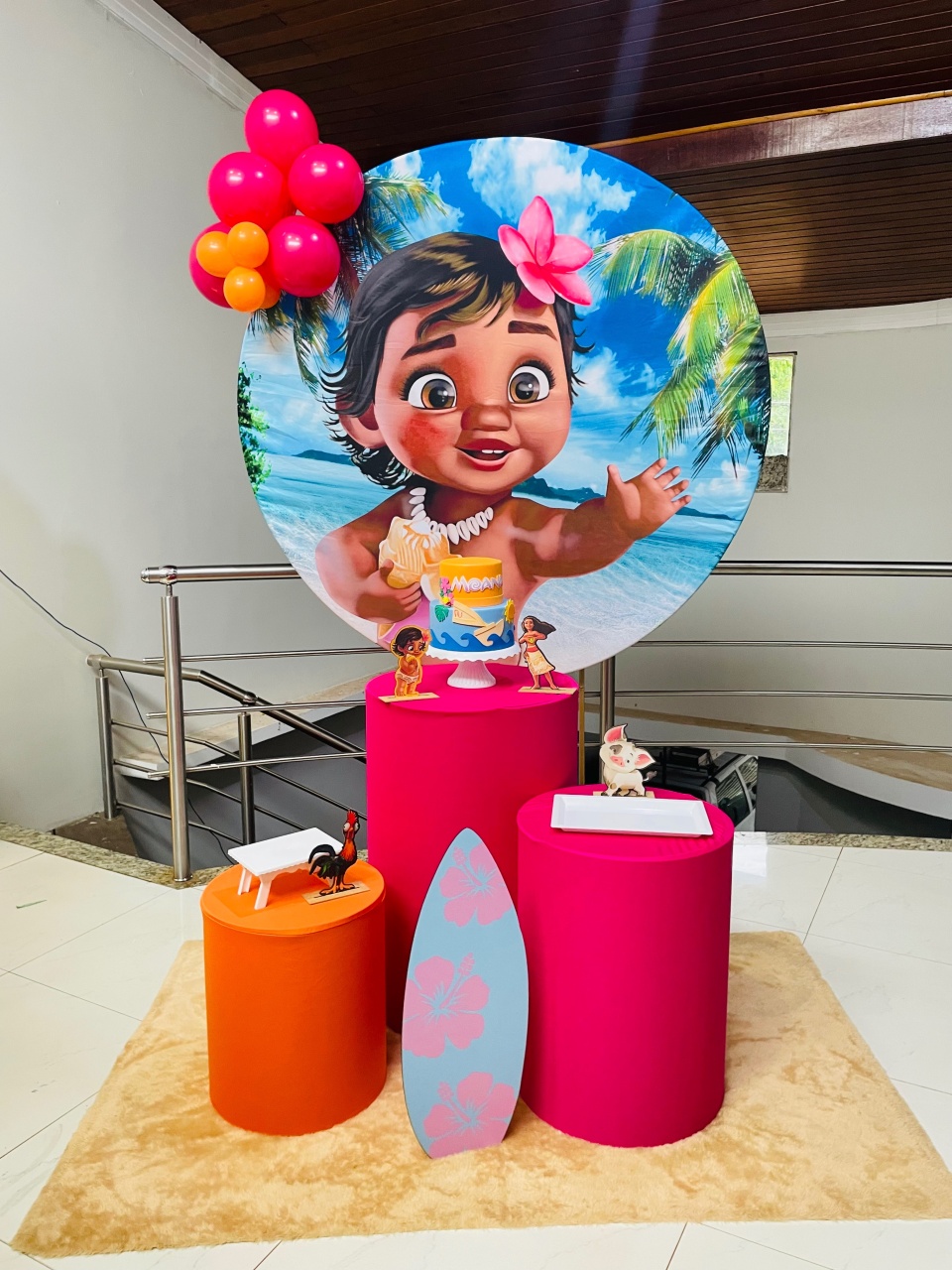 Moana Baby  - Pegue E Monte Kit P  - Pallacius Festas
