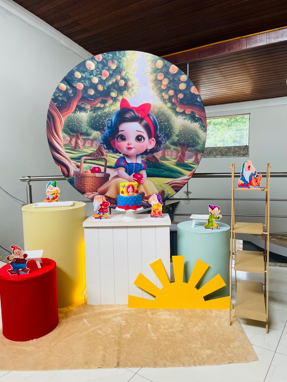 Pegue E Monte Kit M1 Branca de Neve Baby (Troncos)  - Pallacius Festas