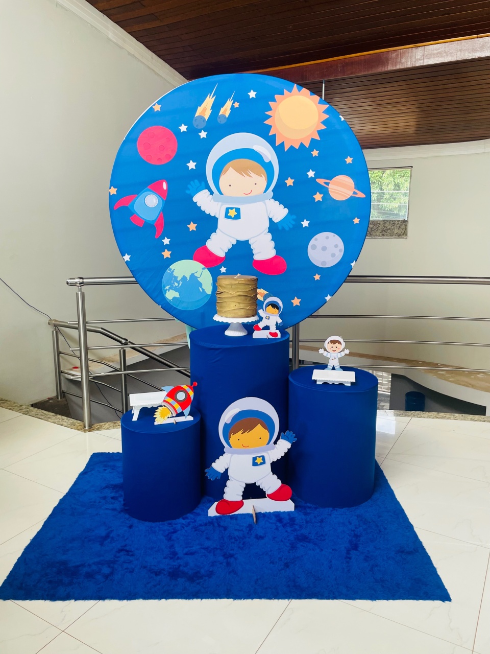 Pegue E Monte Kit P Astronauta  - Pallacius Festas
