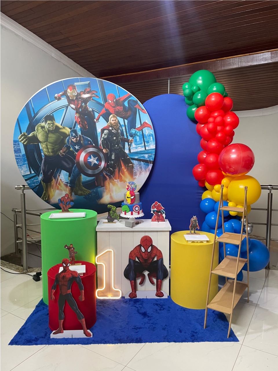 Heróis / Vingadores- Kit G1 - Pegue E Monte - Pallacius Festas