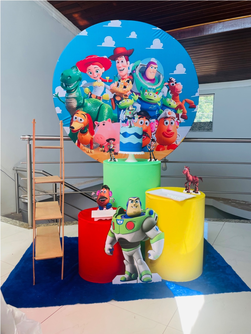 Toy Story - Kit P1 Com Escadinha - Kit Pegue E Monte - Pallacius Festas