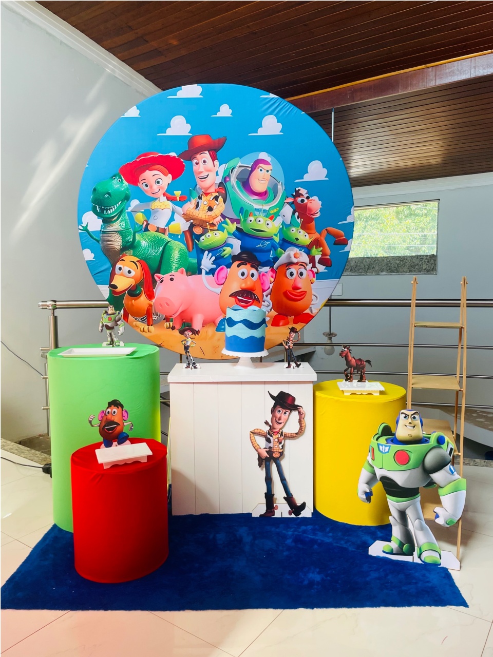 Toy Story - Kit M1 Com Escadinha - Kit Pegue E Monte - Pallacius Festas