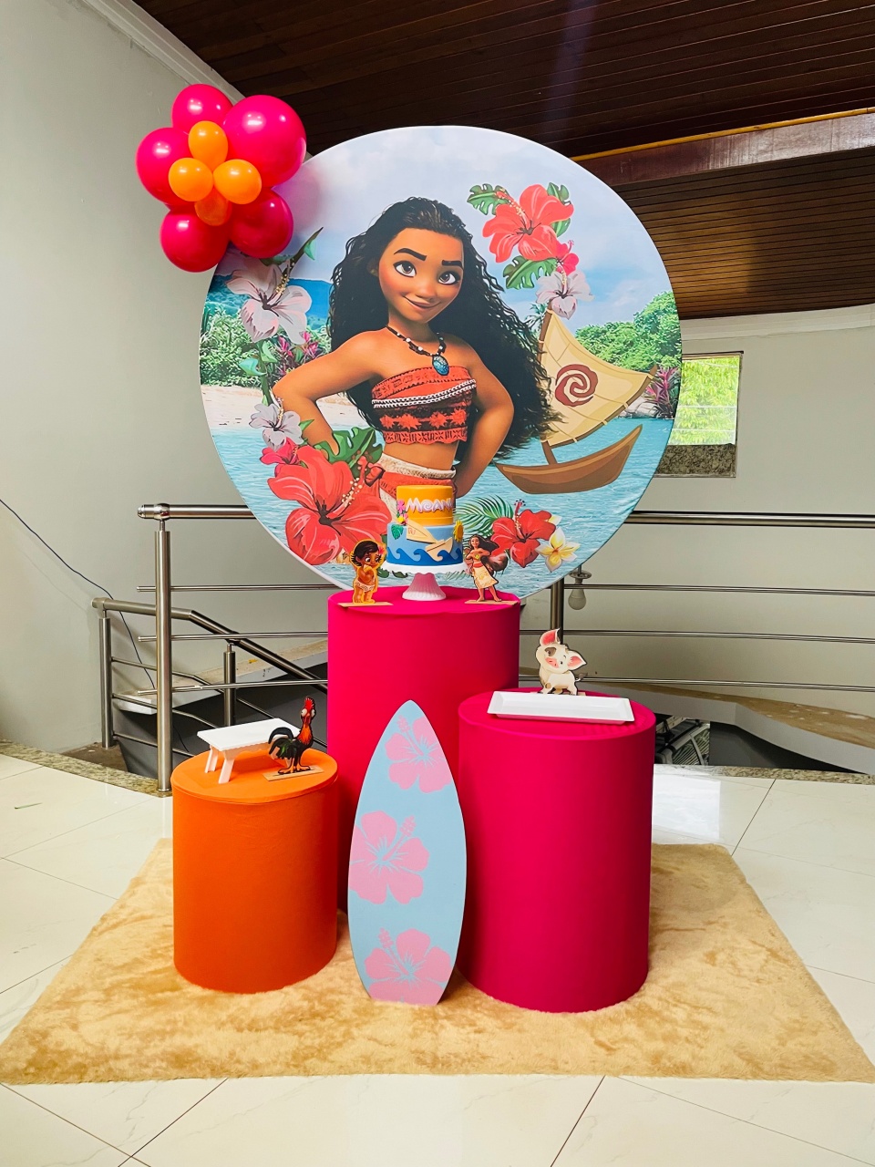 Moana Adulta  - Pegue E Monte Kit P - Pallacius Festas