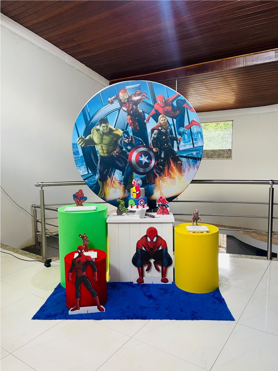 Heróis / Vingadores Kit M -Pegue E Monte - Pallacius Festas