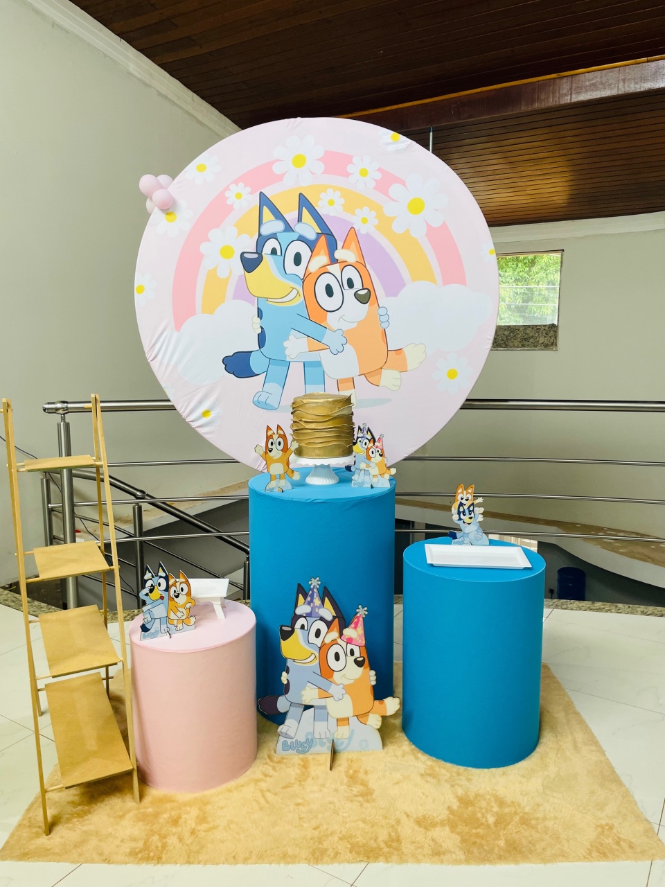 Pegue E Monte Kit P1 Bluey E Bingo - Pallacius Festas