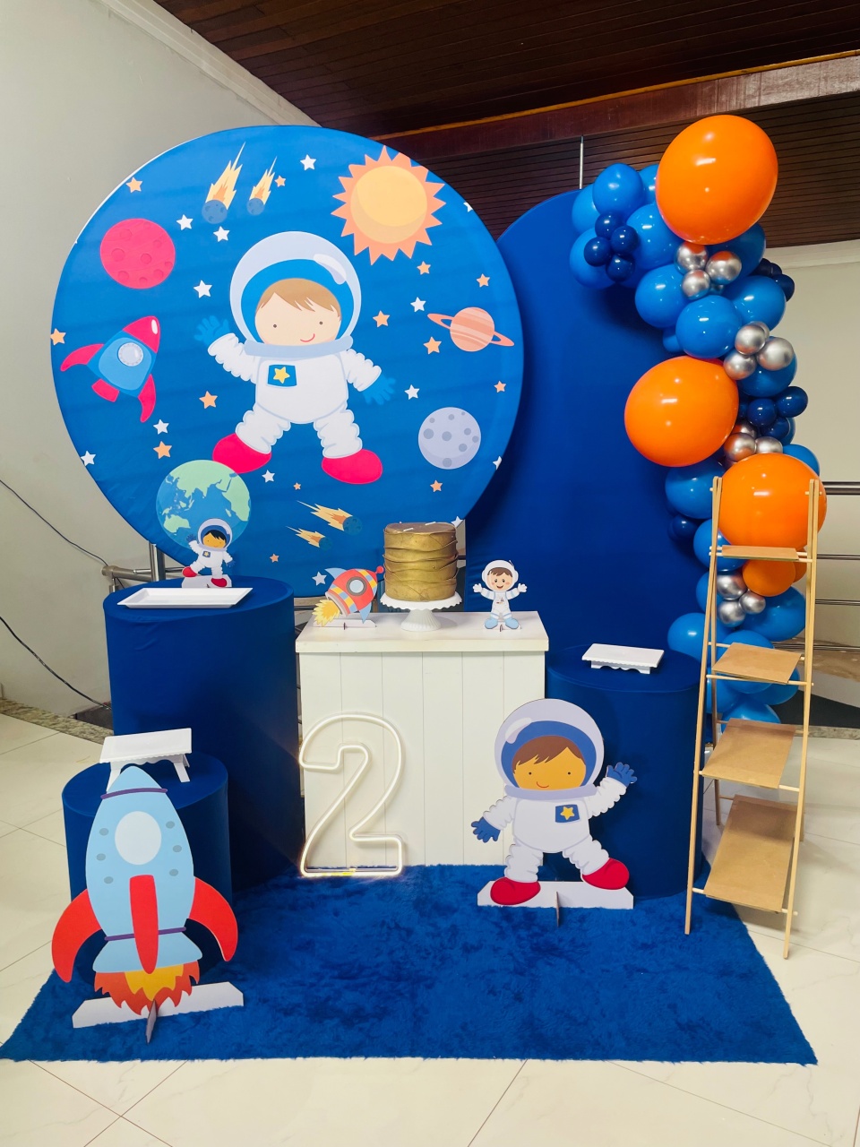 Pegue E Monte Kit Gg Astronauta  - Pallacius Festas