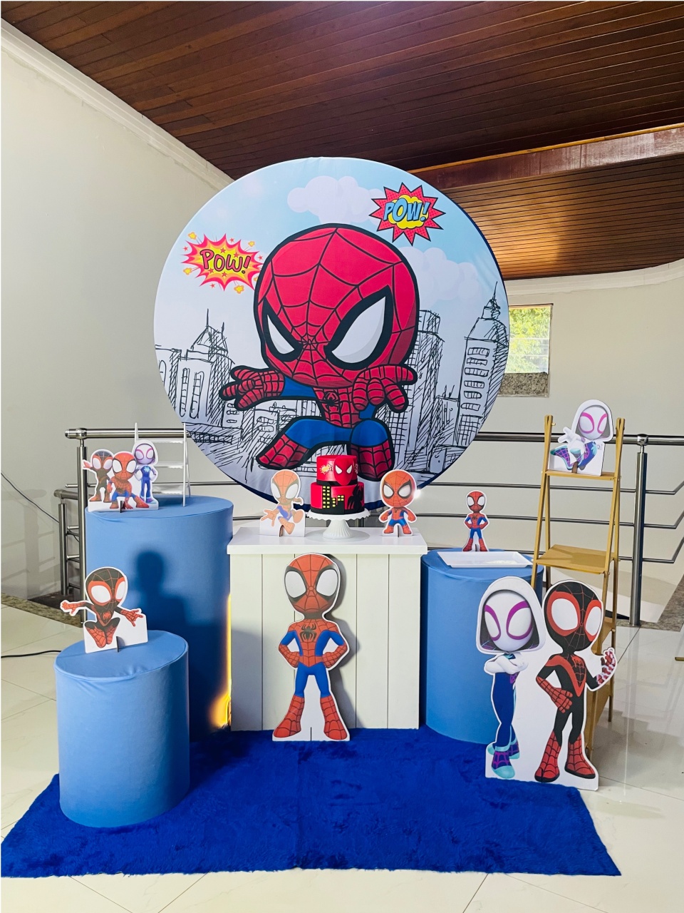 Homem Aranha Baby Dia - Kit M1 - Pegue E Monte - Pallacius Festas