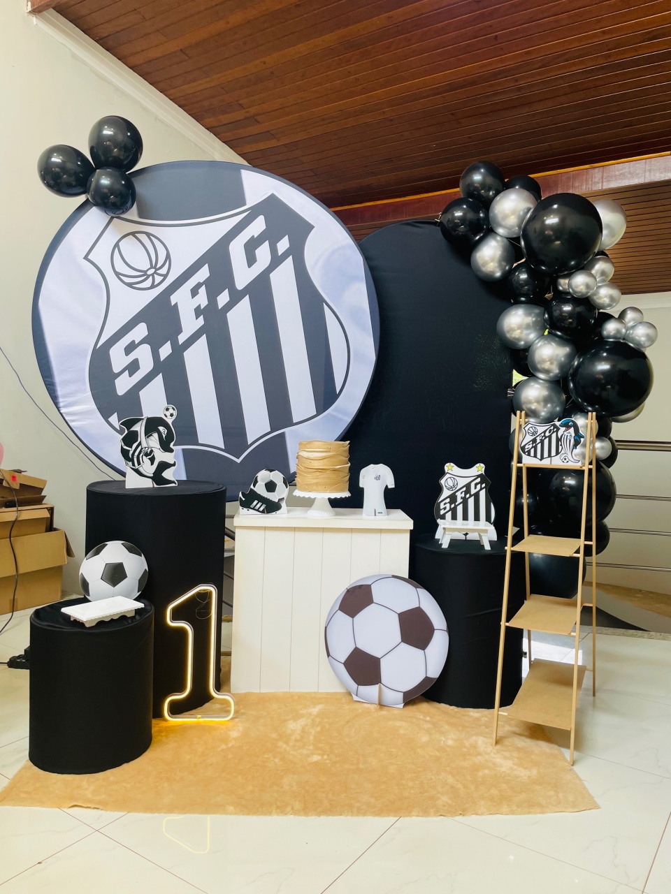 Pegue E Monte Kit G1 Santos Com Led - Pallacius Festas