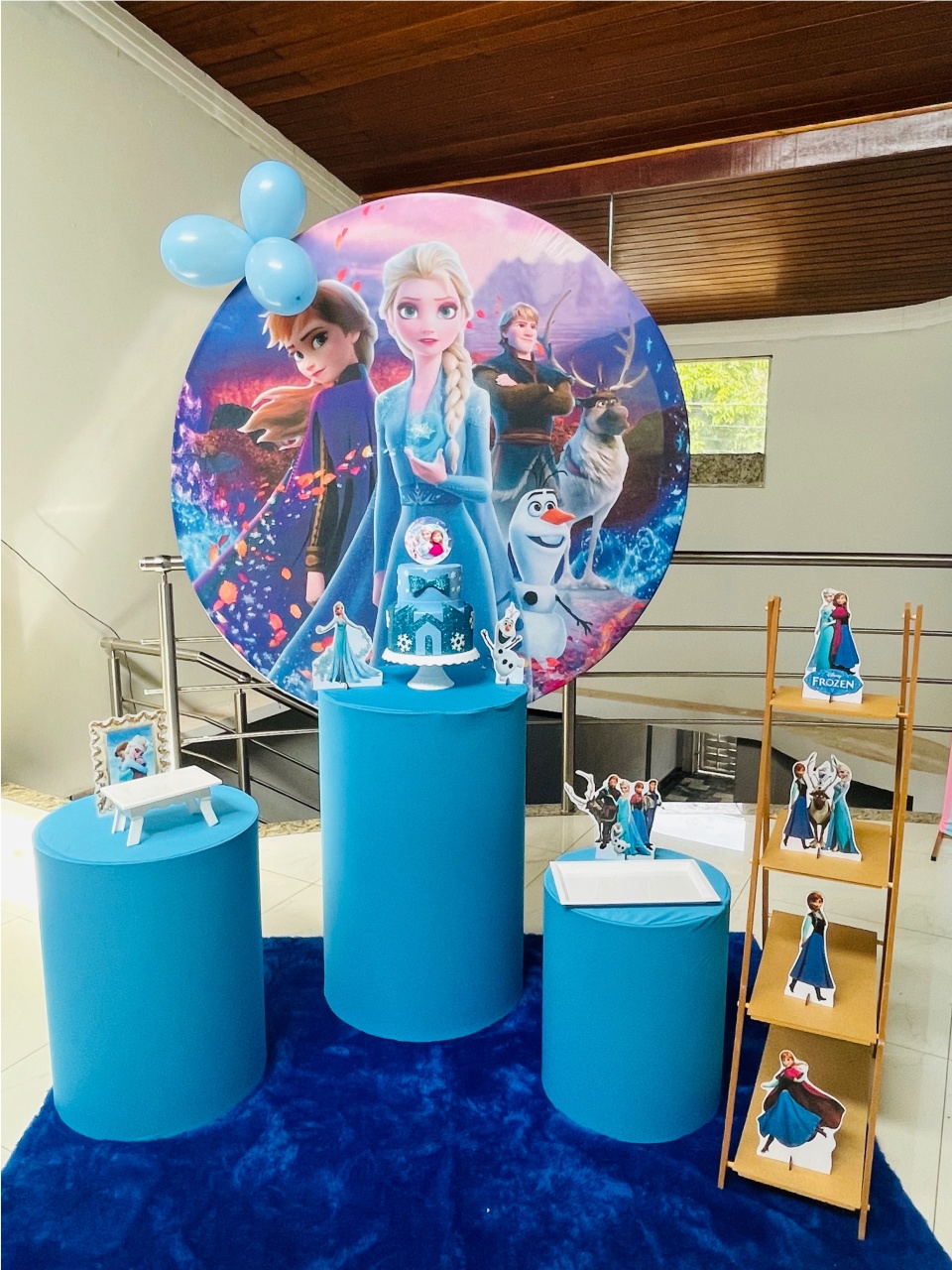 Frozen - Kit P1 Com Escadinha - Pegue E Monte - Pallacius Festas