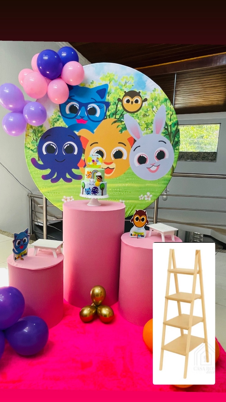 Pegue E Monte Kit P1 Bolofofos Em Tons de Rosa Com Escadinha  (Cópia) - Pallacius Festas