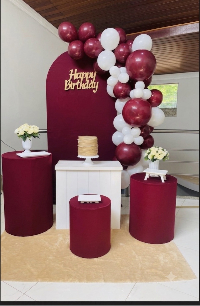 Happy Birthday Marsala - Kit M - Pegue E Monte - Pallacius Festas