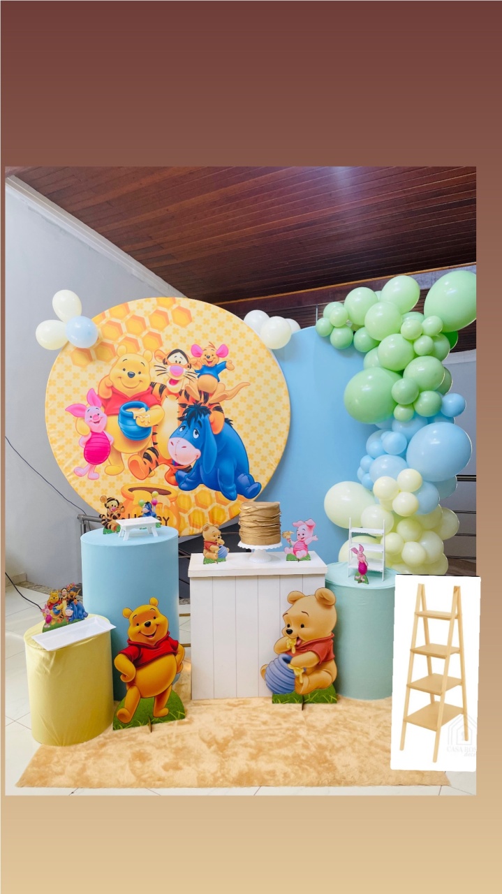 Ursinho Pooh Kit Gg - Pegue E Monte - Pallacius Festas