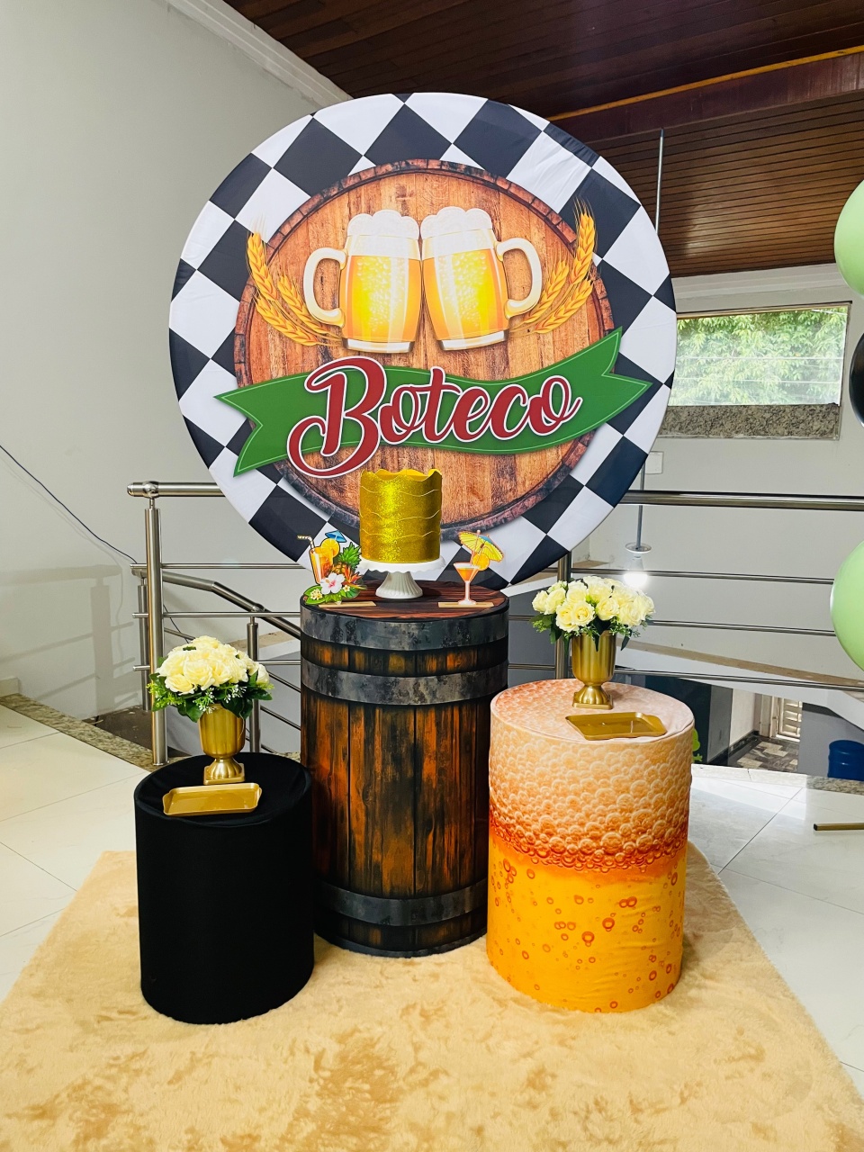 Pegue E Monte Kit P Boteco E Cerveja  - Pallacius Festas