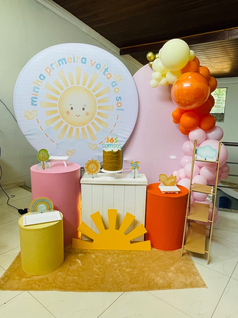 Pegue E Monte Kit Gg  Primeira Volta Ao Sol - Pallacius Festas