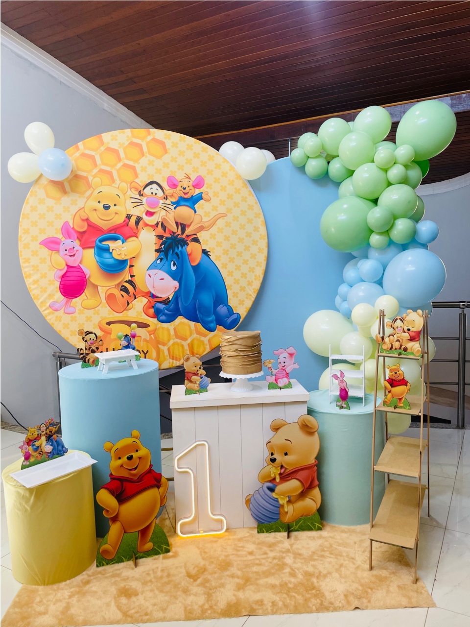 Ursinho Pooh Kit G1 - Pegue E Monte  - Pallacius Festas