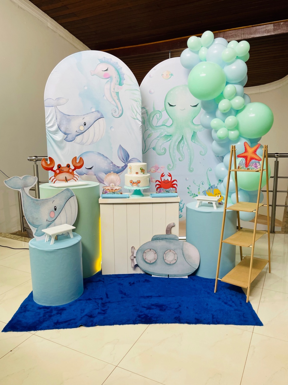 Kit Gg Fundo Do Mar  - Pallacius Festas
