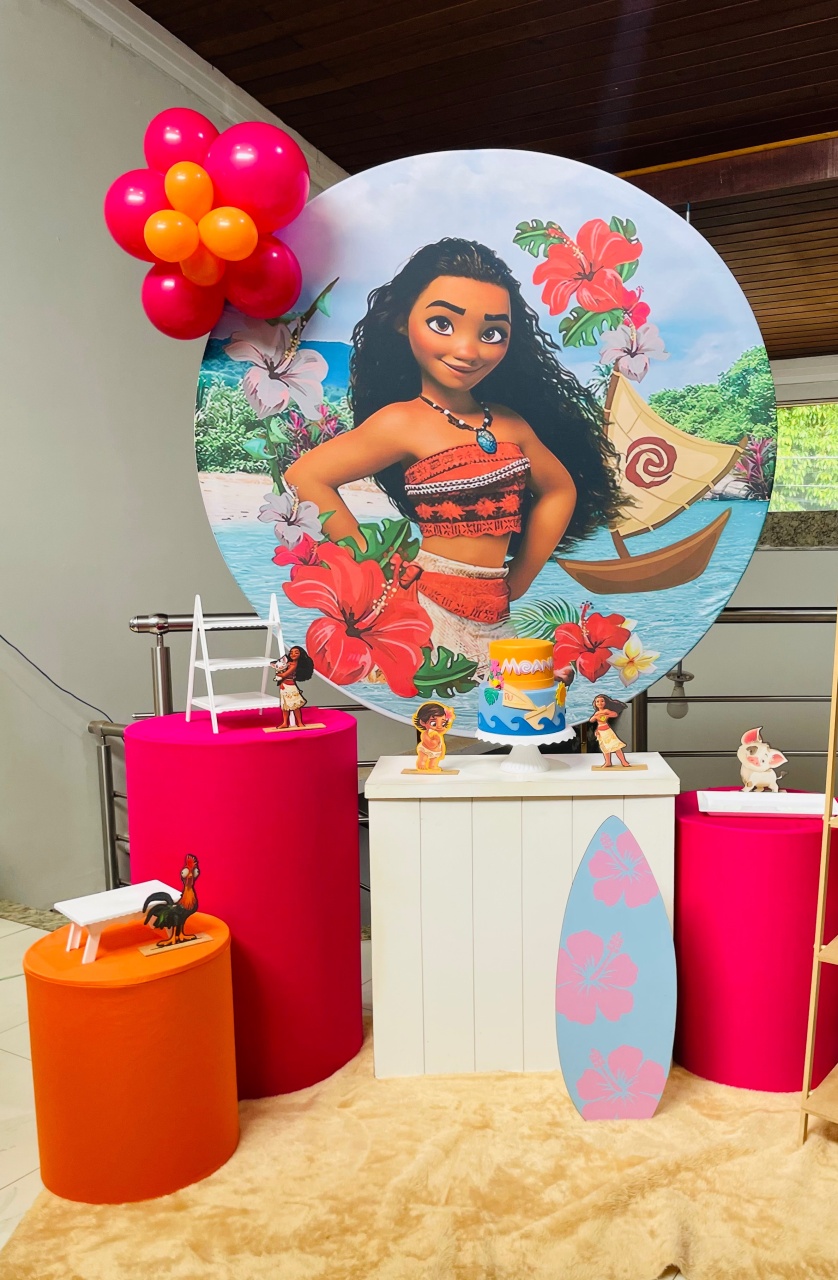 Moana Adulta  - Pegue E Monte Kit M - Pallacius Festas