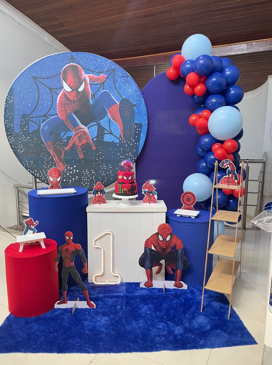 Kit G1 Homem Aranha Com Led  - Pallacius Festas