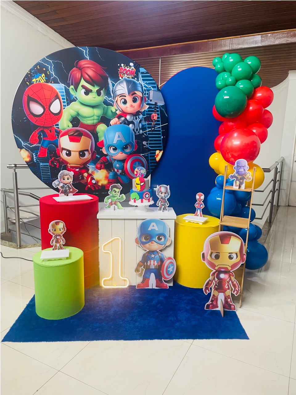 Heróis Baby - Kit G1 - Com Led - Pegue E Monte (Cópia 1) - Pallacius Festas