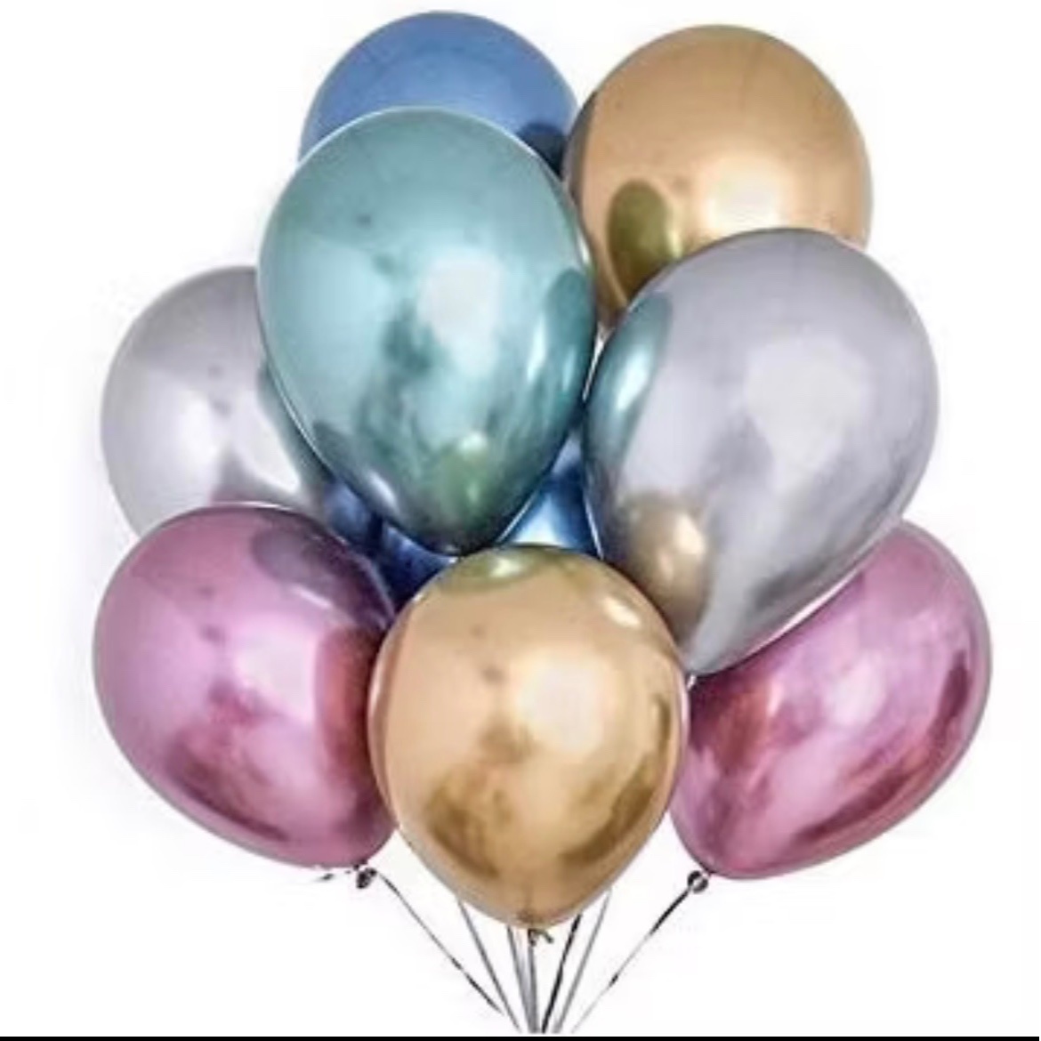 Adicional de Balão Cromado (Arco Mesclado) - Pallacius Festas