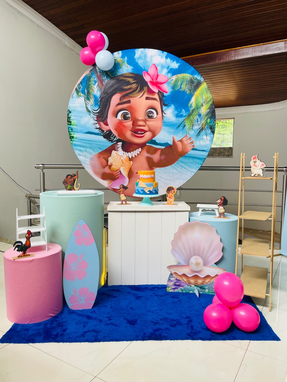 Moana Baby Fundo Do Mar - Pegue E Monte Kit M1 - Pallacius Festas