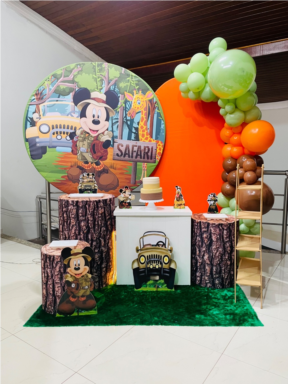 Mikey No Safari - Kit Gg - Pegue E Monte - Pallacius Festas